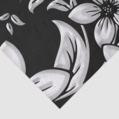 Zwart-wit ventilatorpatroon tissuepapier (Detail)