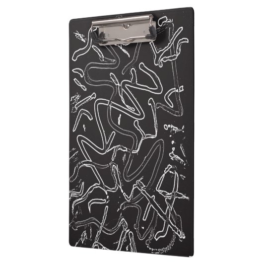 Zwart-wit verf klembord (Links)