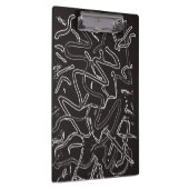 Zwart-wit verf klembord (Rechts)