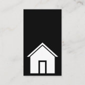 Zwart-wit Verplaatsende Aankondiging Adres Invoege (Achterkant)