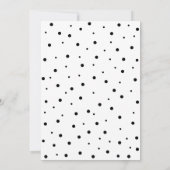 Zwart & Wit | Verrassende geboortedag voor volwass Kaart (Achterkant)