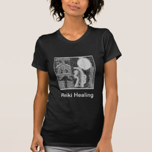 Zwart-wit versie - Reiki in Karuna T-shirt