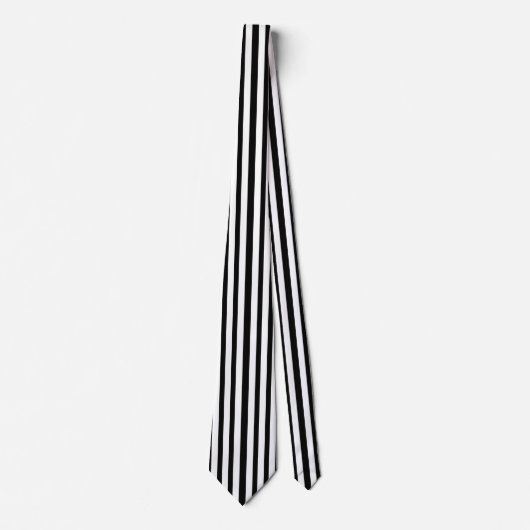 Zwart-wit - Verticale stripverpakking - Formulier Stropdas (Voorkant)