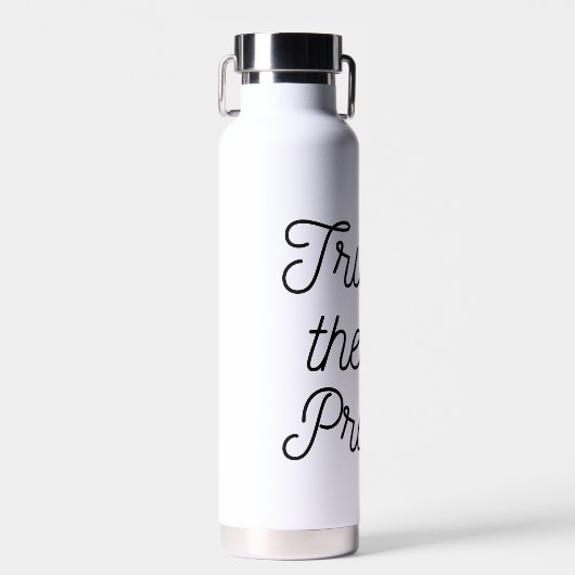 Zwart-wit Vertrouw op procesvlinder Waterfles (Voorkant)