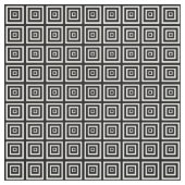 Zwart-wit vierkant stof (Swatch)