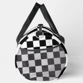 Zwart Wit Vierkanten Modern Plunjezak (Rechts)