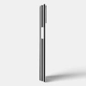 Zwart-wit vijf strips Case-Mate iPhone case (Achterkant / Rechts)