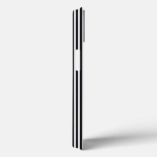 Zwart-wit vijf strips Case-Mate iPhone case (Achterkant / Rechts)