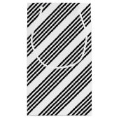 Zwart-wit vijf strips klein cadeauzakje (Achterkant)