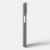 Zwart-wit vijf strips met ttan Case-Mate iPhone case (Achterkant / Rechts)