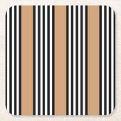 Zwart-wit vijf strips met ttan kartonnen onderzetters (Voorkant)