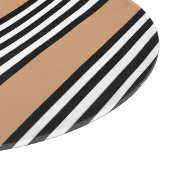 Zwart-wit vijf strips met ttan snijplank (Hoek)