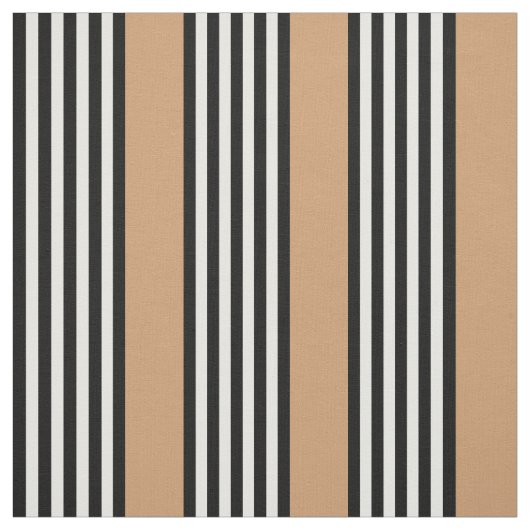 Zwart-wit vijf strips met ttan stof (Swatch)