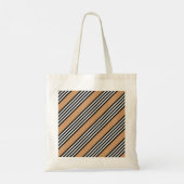 Zwart-wit vijf strips met ttan tote bag (Achterkant)