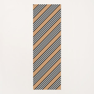 Zwart-wit vijf strips met ttan yogamat