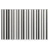 Zwart-wit vijf strips stof (Fat Quarter)