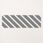 Zwart-wit vijf strips yogamat (Achterkant (horizontaal))