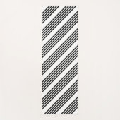 Zwart-wit vijf strips yogamat (Voorkant)