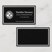 Zwart-wit Visitekaartje (Voorkant / Achterkant)