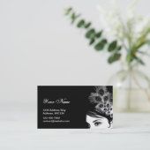 Zwart-wit Visitekaartje (Staand voorkant)