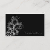 Zwart-wit Visitekaartje (Achterkant)