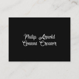 Zwart-wit Visitekaartje