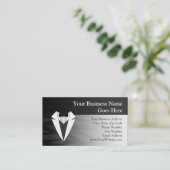 Zwart/wit Visitekaartje (Staand voorkant)