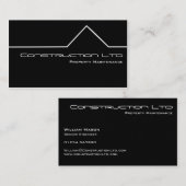 Zwart-wit Visitekaartje (Voorkant / Achterkant)