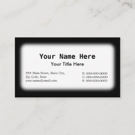 Zwart-wit Visitekaartje