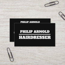 Zwart-wit visitekaartje