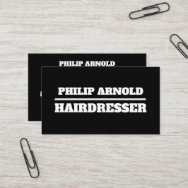 Zwart-wit visitekaartje