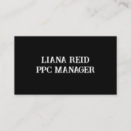 Zwart-wit Visitekaartje