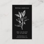 zwart-wit Visitekaartje (Voorkant)