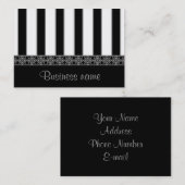 Zwart-wit Visitekaartje (Voorkant / Achterkant)