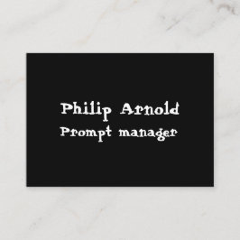 Zwart-wit Visitekaartje