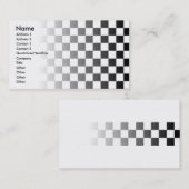 Zwart-wit Visitekaartje controleren (Voorkant / Achterkant)