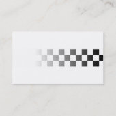 Zwart-wit Visitekaartje controleren (Achterkant)