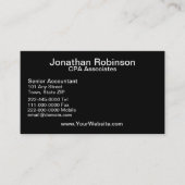 Zwart Wit Visitekaartje Set (Voorkant)