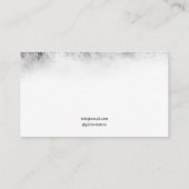  Zwart & Wit Vliegende Kraai Tattoo Artiest Visitekaartje (Achterkant)