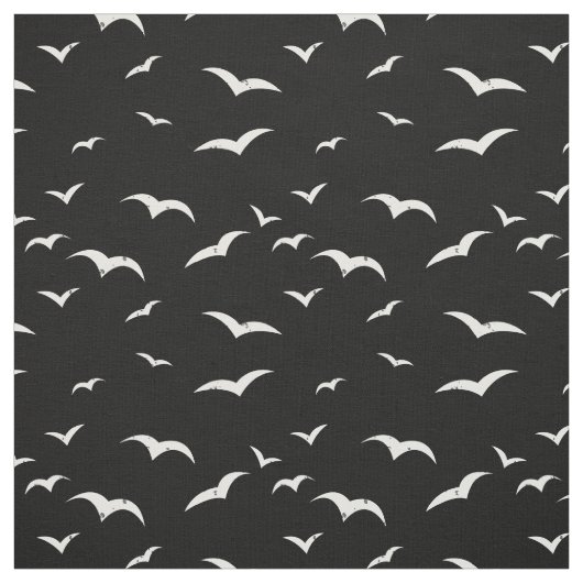 Zwart-wit Vliegende Vogels Verdrietig Kijk Stof (Swatch)