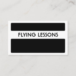 Zwart wit vlieglessen visitekaartjes