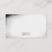  zwart & wit vlinder Tattoo artiest Visitekaartje (Achterkant)