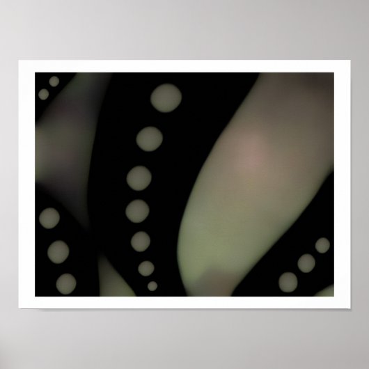 Zwart-wit vloeiend ~ Afdrukken / Poster (Voorkant)