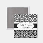 "zwart-wit" vocht Sparen de datummagneet Magneet (Voorkant / Achterkant)