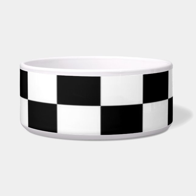 Zwart-wit Voerbakje (Voorkant)