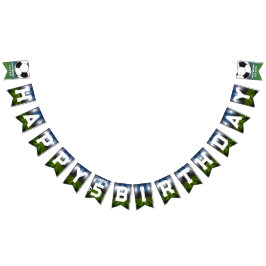 Zwart Wit Voetbal Football Sport Verjaardagsfeest Vlaggetjes