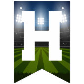 Zwart Wit Voetbal Football Sport Verjaardagsfeest Vlaggetjes (Tweede vlag)