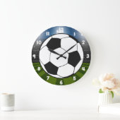 Zwart Wit Voetbal Football Stadion Sport Grote Klok (Huis)