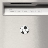 Zwart-wit Voetbal Geometric Patroon Magneet (Insitu (Vaatwasser))