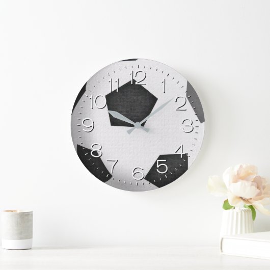 Zwart-wit Voetbal Grote Klok (Huis)